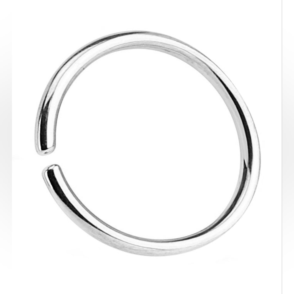 ⭐ NWOT Boho 20G 8MM Sterling Silver Nose Hoop